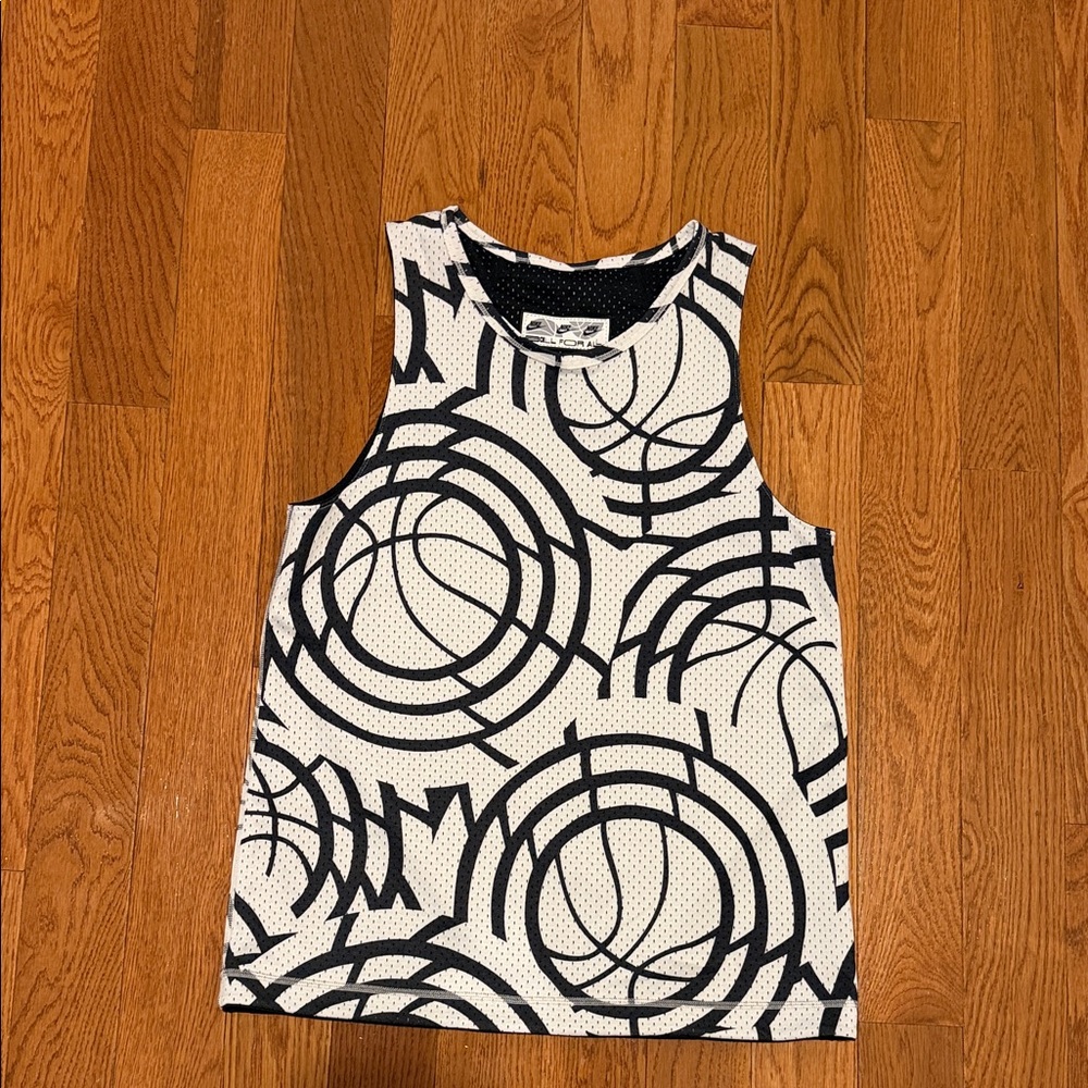 Nike Black and White Basketball Jersey